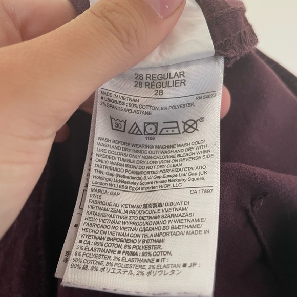 PURPLE VELVET PANTS WITH SIDE ZIP - Picture 9 of 10